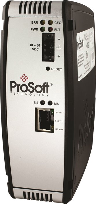 La nueva compuerta de enlace de EtherNet/IP™ con PROFINET® IO Device (esclavo) de ProSoft Technology permite transferencias de datos entre los controladores de EtherNet/IP™ y de PROFINET® IO